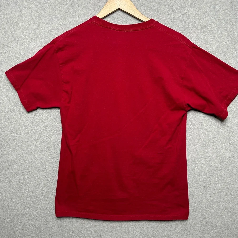 Arkansas Razorbacks Omahogs 2012 College World Series Red Champion Shirt Mens M - Picture 3 of 9